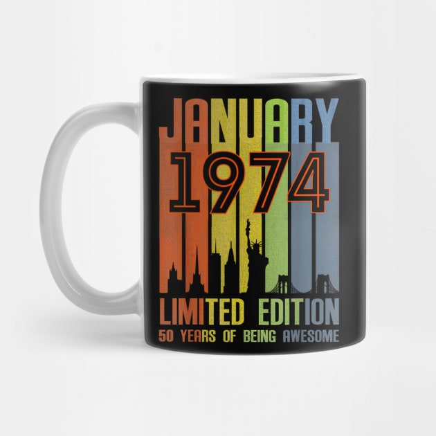 January 1974 50 Years Of Being Awesome Limited Edition by TATTOO project